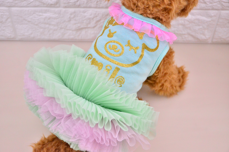 Teddy dog ​​quần áo mùa hè gấu tutu hơn gấu chihuahua chó nhỏ chó con quần áo thú cưng - Quần áo & phụ kiện thú cưng mũ chó