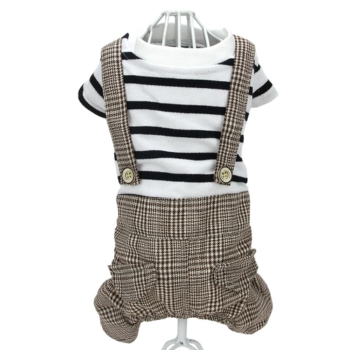 Собачья одежда Весна и осень и лето, Тедди -четыре -футбольная одежда, маленькая и средняя одежда для собак, красивые брюки, домашние животные четыре юбки