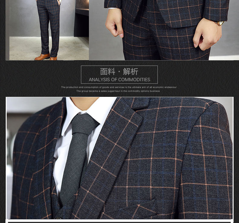 Costume homme en coton pour automne - Ref 1578596 Image 9