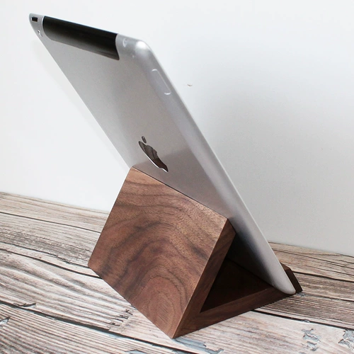 Планшетная трубка из натурального дерева, мобильный телефон, ноутбук, стенд, настольная деревянная универсальная опорная рама для кровати