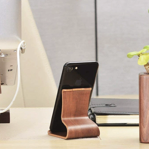 Мобильный телефон, деревянная милая трубка для домашнего использования для кровати