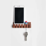 Настольный зарядный кабель, система хранения из натурального дерева, деревянный мобильный телефон, шнур питания, защитная застежка, ноутбук, деревянная подвеска, фиксаторы в комплекте