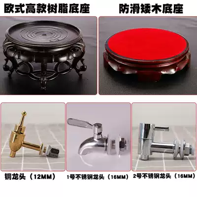 Bubble bottle copper faucet stainless steel water nozzle wine jar wine bucket faucet wine tank faucet soaking altar faucet base