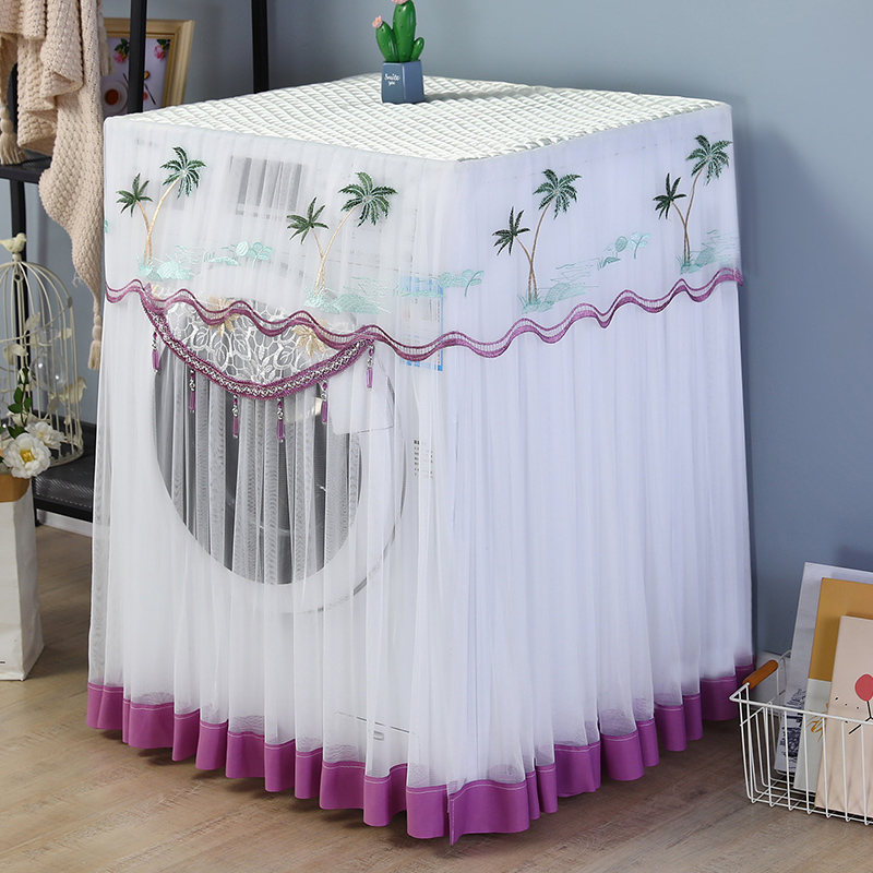 Wenlian drum washing machine cover sunscreen and dustproof Gebuhaier Little Swan beautiful lace dustproof cover universal
