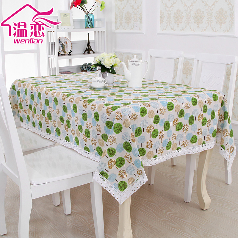 Warm Love Table Cloth Square Table Round Table Cloth Small Clear New Day Style Table Cloth Simple Cover Cloth Rectangular Tea Table Cloth Table Cloth