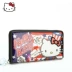 HelloKitty Ví Hello Kitty Phim hoạt hình Cô gái dây kéo dài Chủ thẻ sinh viên Ngày quà tặng trẻ em Ví tiền xu - Túi bé / Ba lô / Hành lý Túi bé / Ba lô / Hành lý