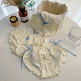 Нижнее белье, сексуальные милые летние тонкие хлопковые высококачественные штаны, средняя посадка