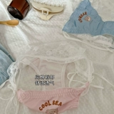 Крутой медведь кружево шнурок, сексуальное, чистое и сексуальное с высоким разрезом кружевное белье для женщин, чисто хлопковые девушки 2024 Новый