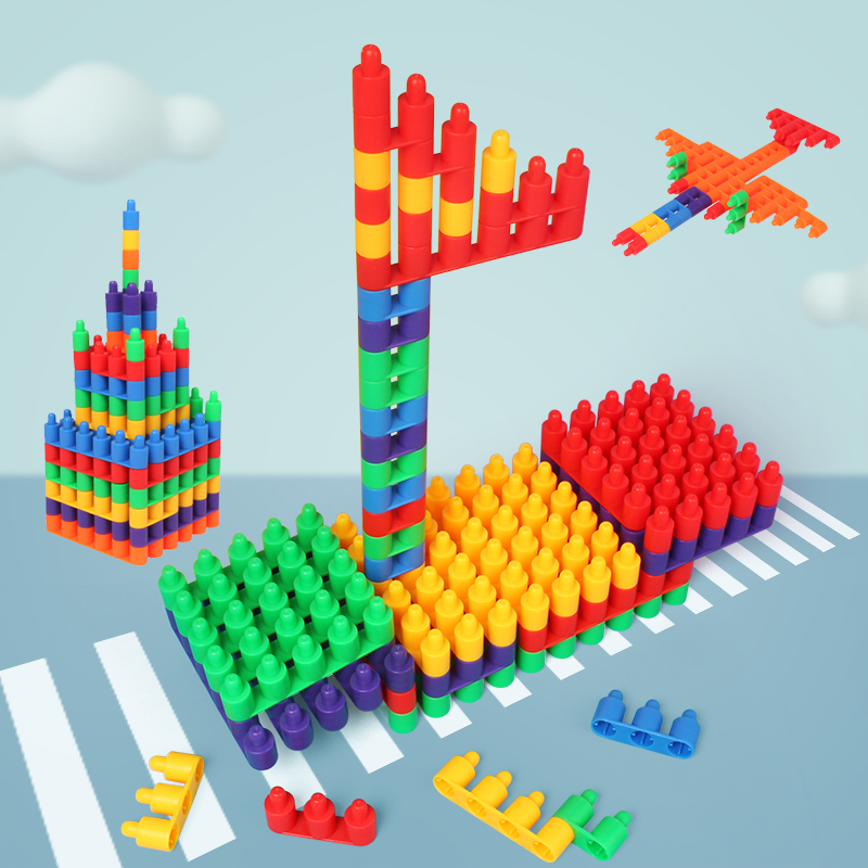 Potential Soft Gluons Warheads DIY Creative Parquet Toys Children Puzzle Early Teaching Building Blocks 3-6 years old