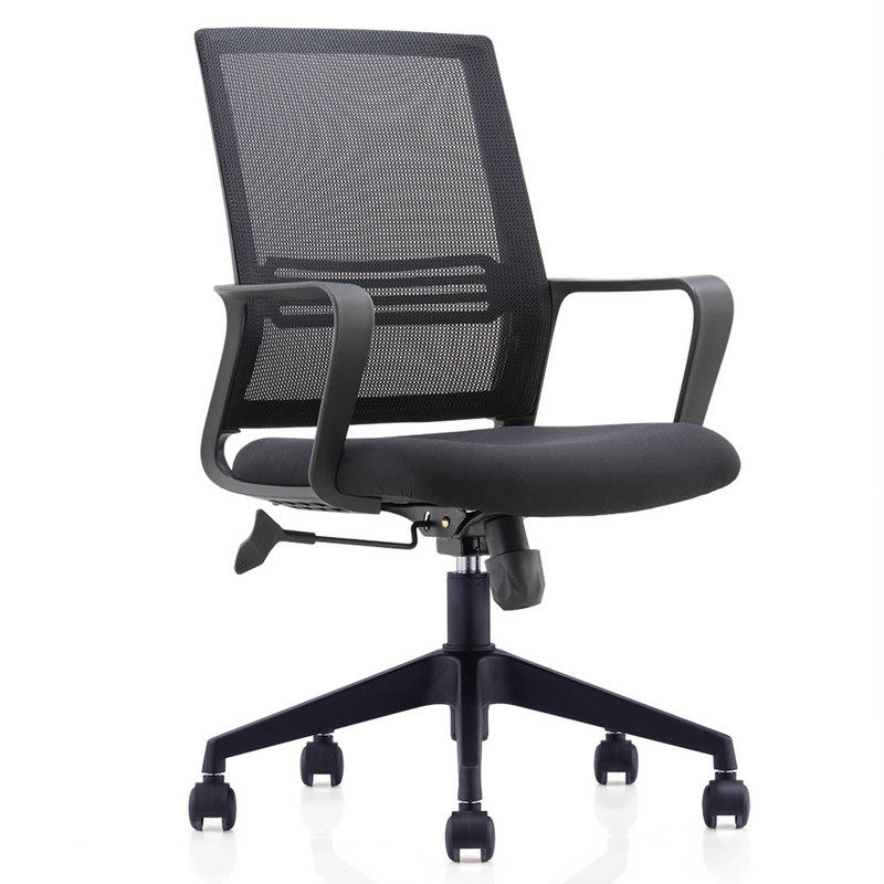 Office chair Simple modern computer chair Conference chair Ergonomic mesh fabric pulley swivel chair Bow chair Staff chair