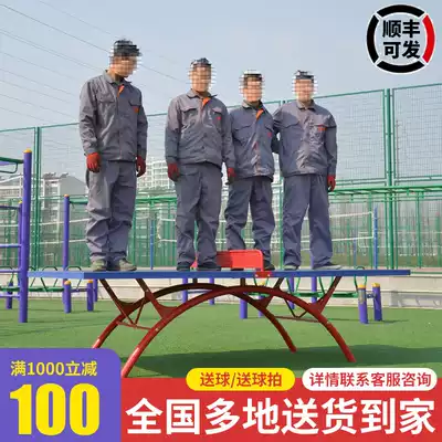 Staghorn worm household table tennis table foldable indoor and outdoor standard table Net frame with net waterproof sunscreen Outdoor