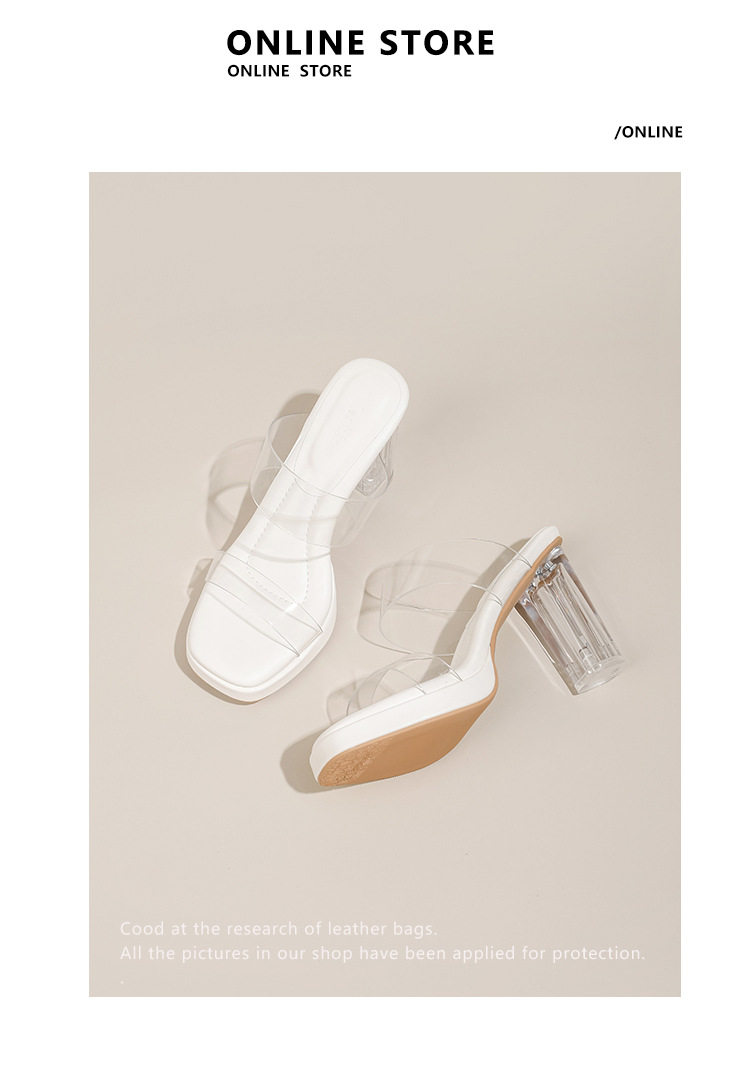 Women's Crystal High Heel Sandals For Elegant Evenings_voghion.com
