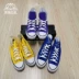 Converse mới ALLSTAR cổ điển rắn màu cao giày cao thường 130125c 137833F 164028F - Plimsolls