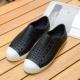 Giày lỗ mùa hè nam và nữ bình thường dép đi biển bọt trắng giày thoáng khí sân vườn Hu Ge với đôi giày