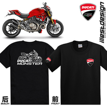 22 cotton T-shirt motorcycle racing modified Warcraft 696 796 797 821 1100S 1200S