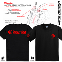 21 motorcycle T-SHIRT BREMBO Z300Z900Z1000ZX6RZX10RNINJA R25R3R6R1MT10