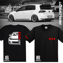 Car modified model T-shirt Golf Mk5 6 7GTI TSI Golf 567 generation 230TSI 280TSI