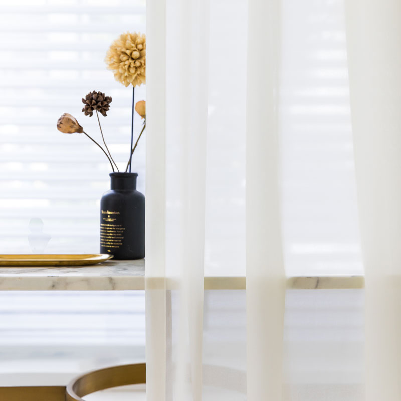 Thin new silk ski spinning curtain simple modern light luxury simple European solid color translucent impermeable bedroom partition yarn