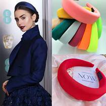 ins explosive Kate Princess with sponge hair hoop Joker European and American style hairpin candy color wide edge Net red headdress