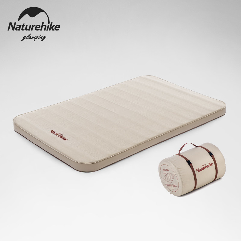 Beijing spot Naturehike cheese automatic inflatable cushion sponge thickened outdoor double moisture-proof sleeping pad