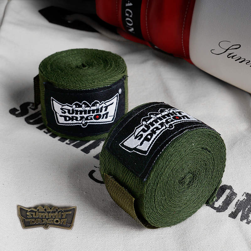 SUMMITDRAGON Boxing Bandage Cotton Adult Muay Thai Sanda Straps Boxing Sleeve Strap Strap 3m Multi-color Optional