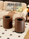 Wood Grain Trash Can, Antique Style, for Living Room, Bedroom, Home Use, 2025 New Model, Light Luxury, High-End, Kitchen, Bathroom, Large Capacity