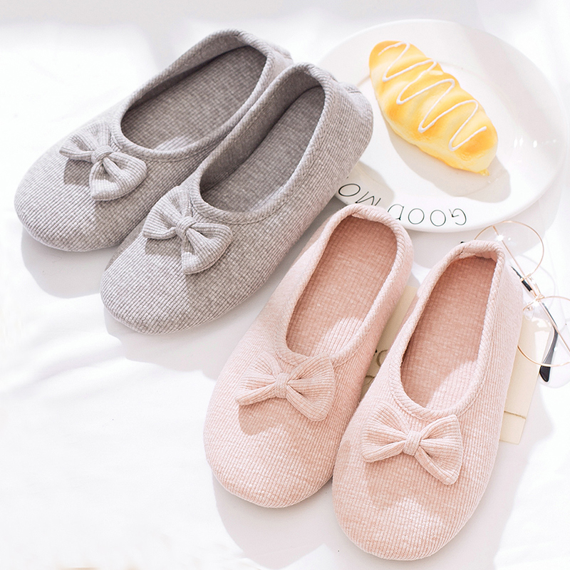 Fuduo spring summer months Shoes Thin style Breathable Bag Heel Soft Bottom Pregnant Woman Slippers Flat-bottomed Postpartum Interior Anti-Slip Home Shoes