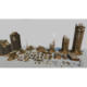 Unity Modular Post-Apocalyptic City Ruins Model Postapocalypticdestroyedbuild1.4