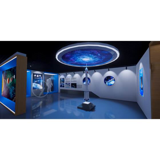 Unity Virtual Technology Exhibition Hall and Museum Interactive Roaming Scene Source Code Aerospace Engineering Source Files