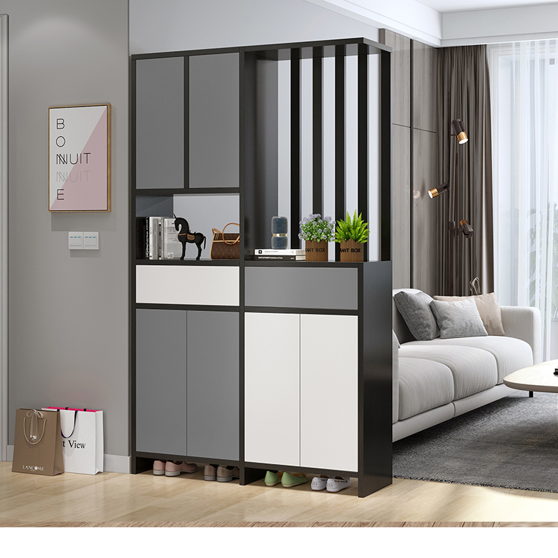 Light luxury porch cabinet living room entry decoration screen simple modern entry one shoe cabinet door wall partition cabinet