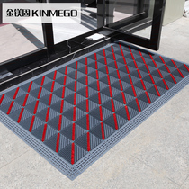 Outdoor store door entry non-slip floor mat in front of the shop plastic foot mat Clothing store entrance door carpet