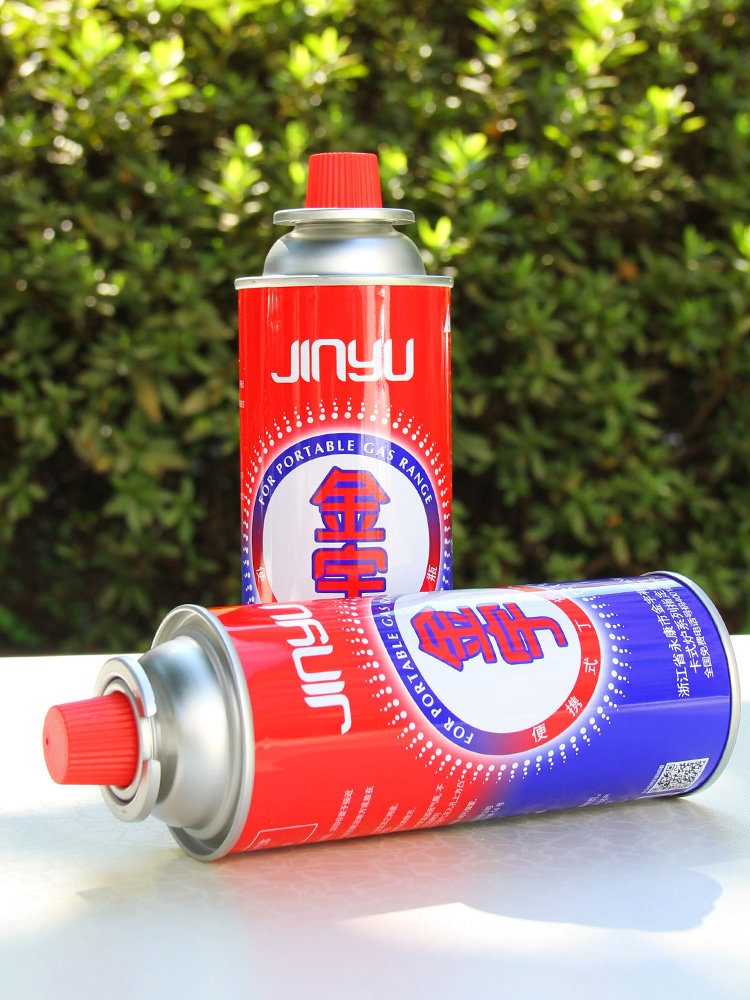 Jinyu cassette furnace Butane gas tank gas gas card magnetic outdoor hot pot gas liquefaction Portable small gas bottle