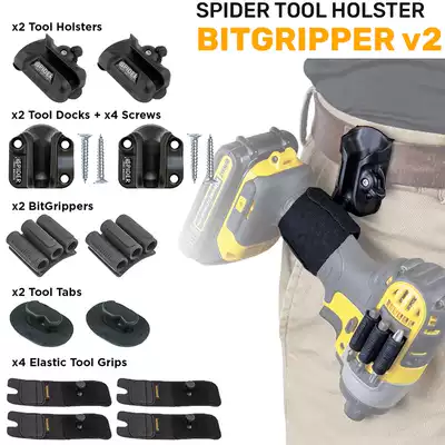 SPIDER HOLSTER SET Tarantula Decoration Tool Quick-hanging PRO Tool Kit 12-piece Waist Hook Pro Tool Kit