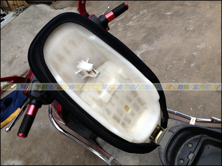 Ghế xe máy đệm ghế điện đệm ghế pin xe đệm ghế xe tay ga cong chùm xe điện ấm xe bao gồm yên xe dream