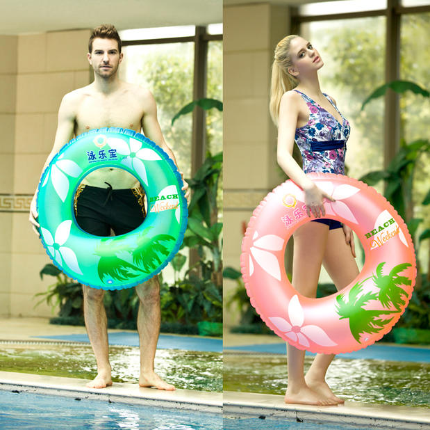 Vòng bơi lập dị Lebao vòng đôi bóng bay dày trẻ em bơi vòng nam và nữ học dụng cụ bơi intex phao