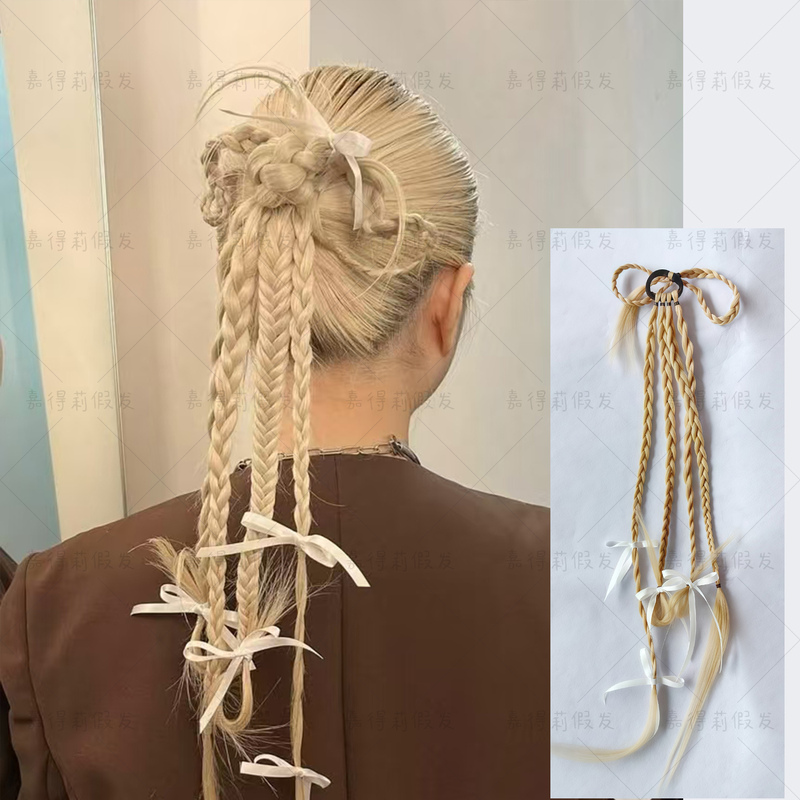 Multi-Colored Braided Wigs for Girls, Trendy and Cool Braids, Realistic Braids