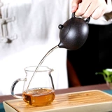 [Чанг Тао] Yixing Zisha Pot Pot Teapot Tea Set Set Set Li Xiaolu Black Gold Saudi Shishi 180cc