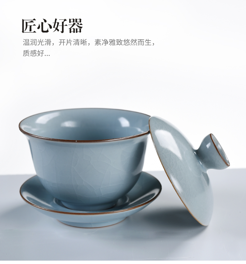 Beauty cabinet kung fu tea set your up only three large bowl with ceramic cup tea bowl tureen tea cups sliced open cups