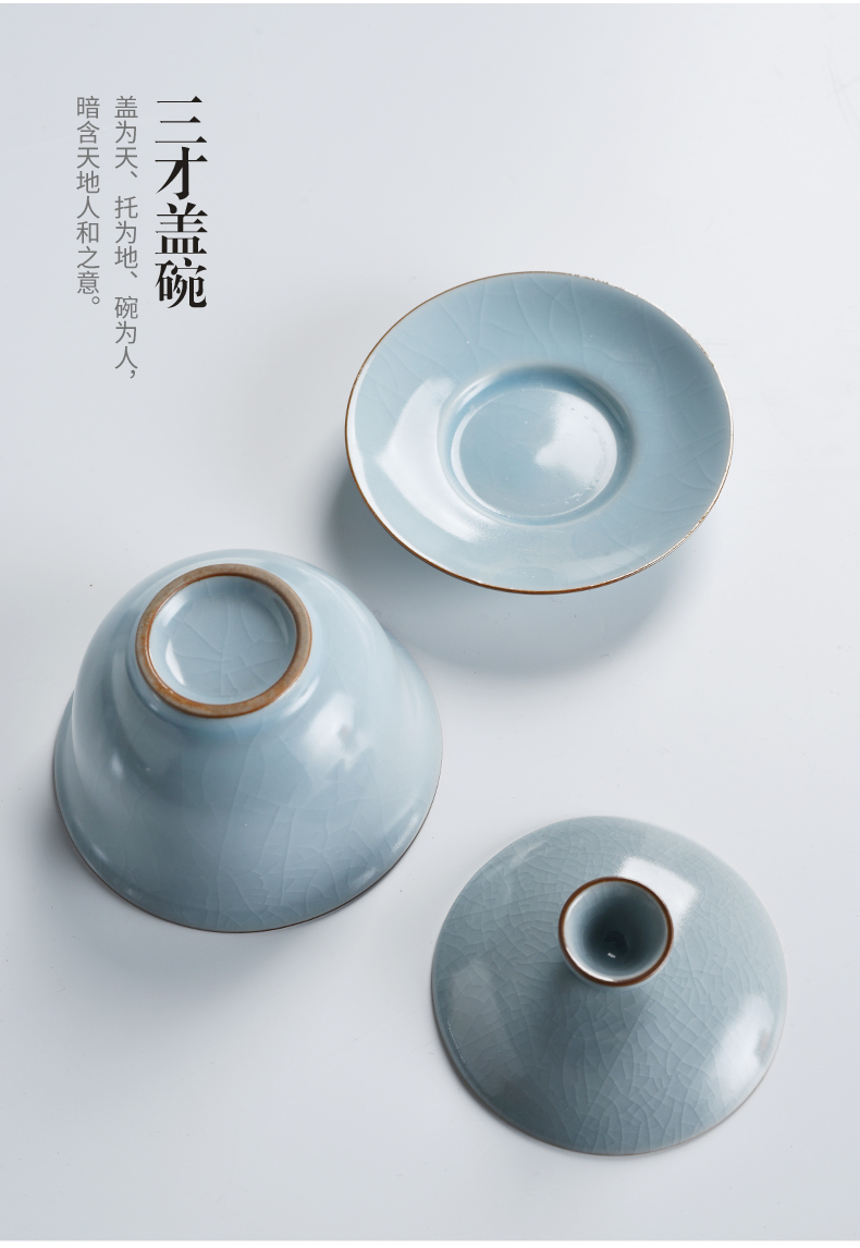 Beauty cabinet kung fu tea set your up only three large bowl with ceramic cup tea bowl tureen tea cups sliced open cups