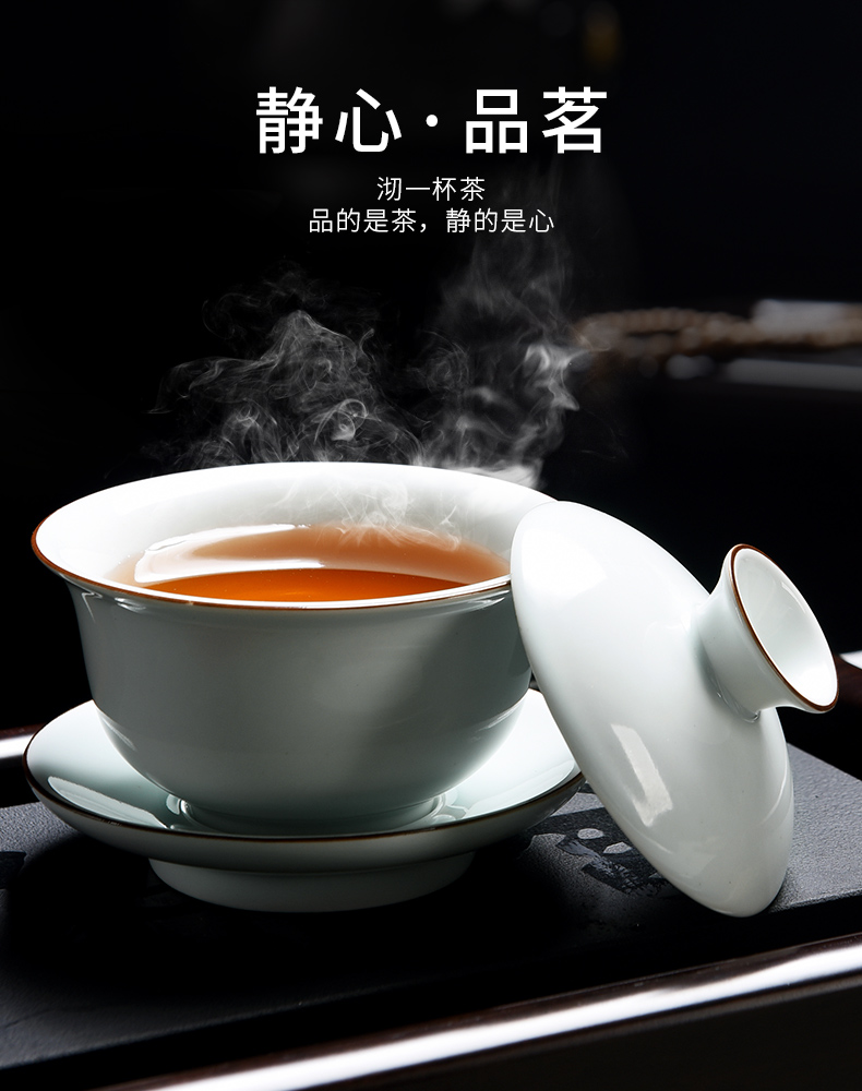 Beauty cabinet without air hole, double the not hot tureen heat insulation bowl cups tea household ceramics kung fu tea cup