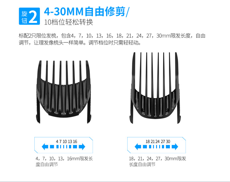 飞科 家用电推子理发器 操作简单不卡发 图4