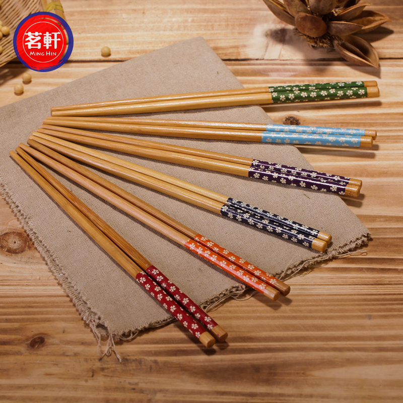 Carbide plain simple ZAKKA jingdezhen chopsticks cherry blossom put held five kinds of model
