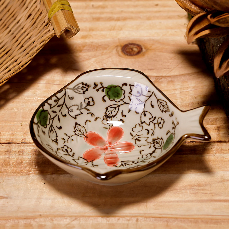 Fashion creative little dish plate ceramic Japanese Korean express little fish sauce dish vinegar dish of soy sauce flavor dishes