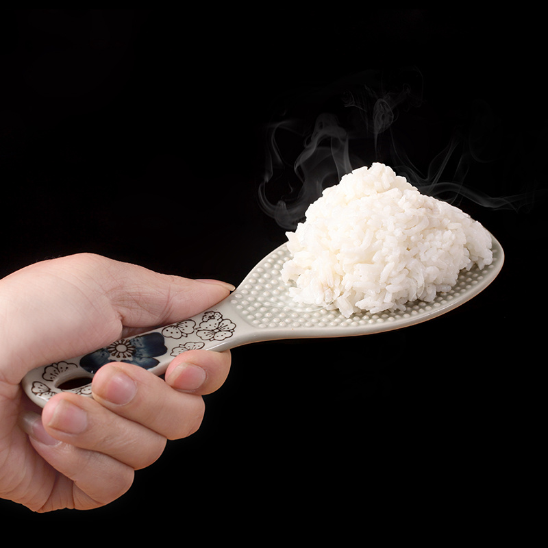 Ling Ming xuan chashe Japanese under glaze color porcelain rice ladle run rice cooker rice creative healthy environmental protection, food