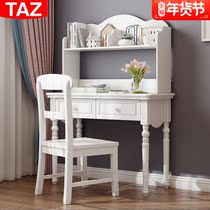 American desk bookshelf combination childrens learning table small apartment modern writing desk minimalist mini computer desk