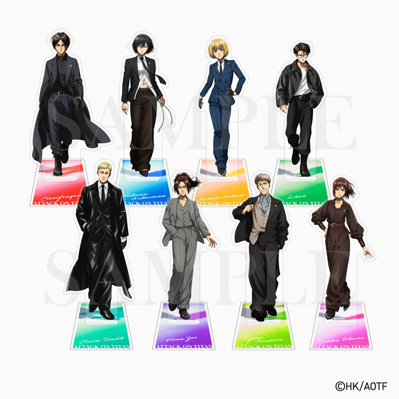 Attack on Titan Runway Acrylic Stand Levi Eren Armin Mikasa Hanji