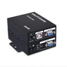 Сетевой удлинитель 高清vga kvm 网络网线延长器vga转rj45 带usb键盘鼠标延长放大传输100米200米300米