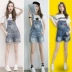 Thu đông 2018 phiên bản mới của Hàn Quốc có khí hậu eo thon là áo len ngắn trùm đầu, áo khoác len nữ áo dạ form ngắn Accentuated eo áo
