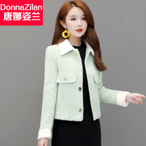 Gold Water Mink Suede Short Fur Coats Womens Spring Autumn 2022 New Korean Version Thickened Little Sub Dresses Big Clothes