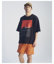 Japan NANGA RECOVER TEE Environmental protection fabric loose version printed short-sleeved T-shirt round neck T-shirt